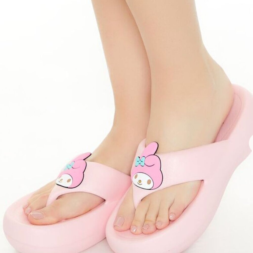 SANRIO  my melody platform flip flop sandal